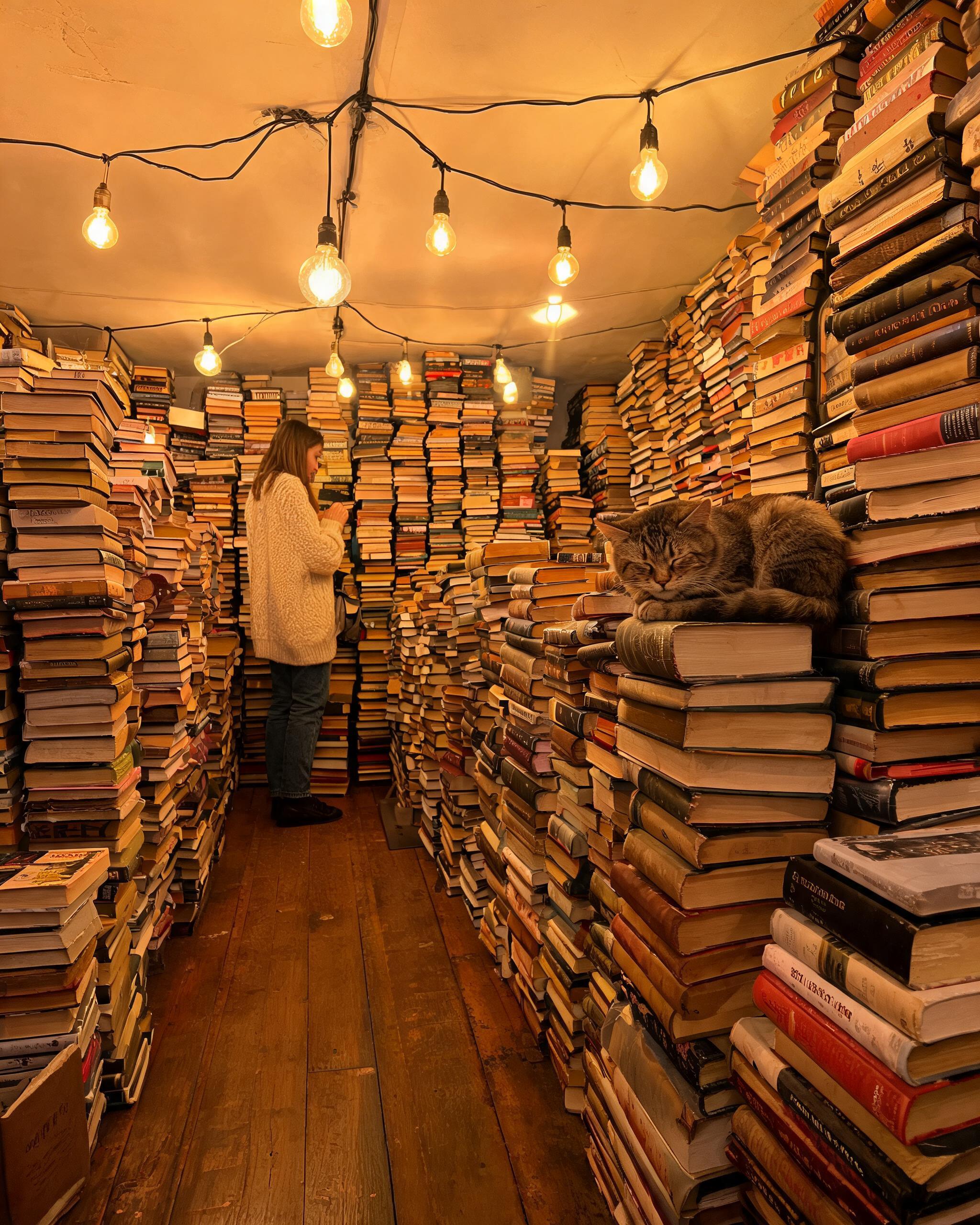 Vintage bookstore