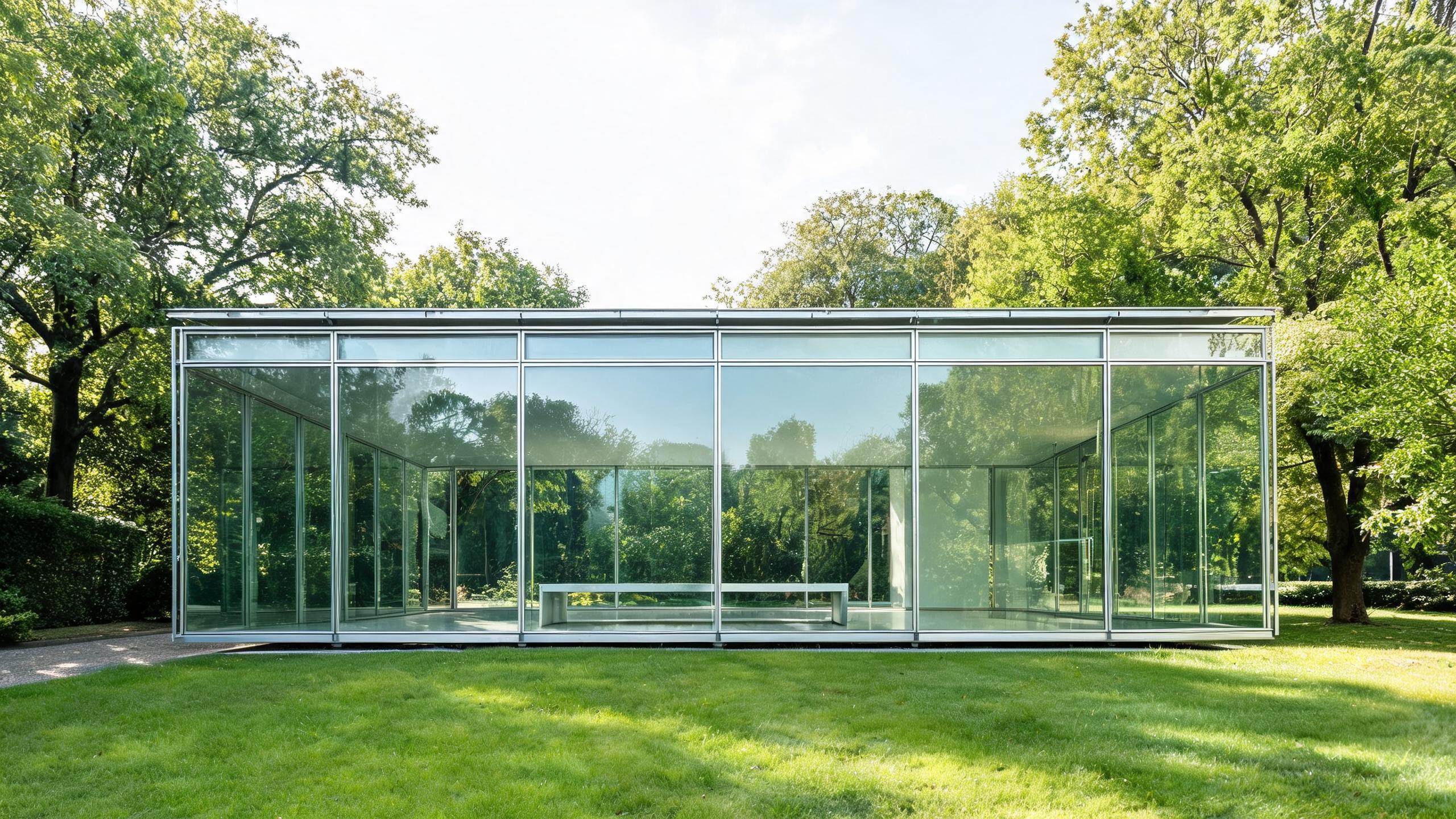 Glass pavilion