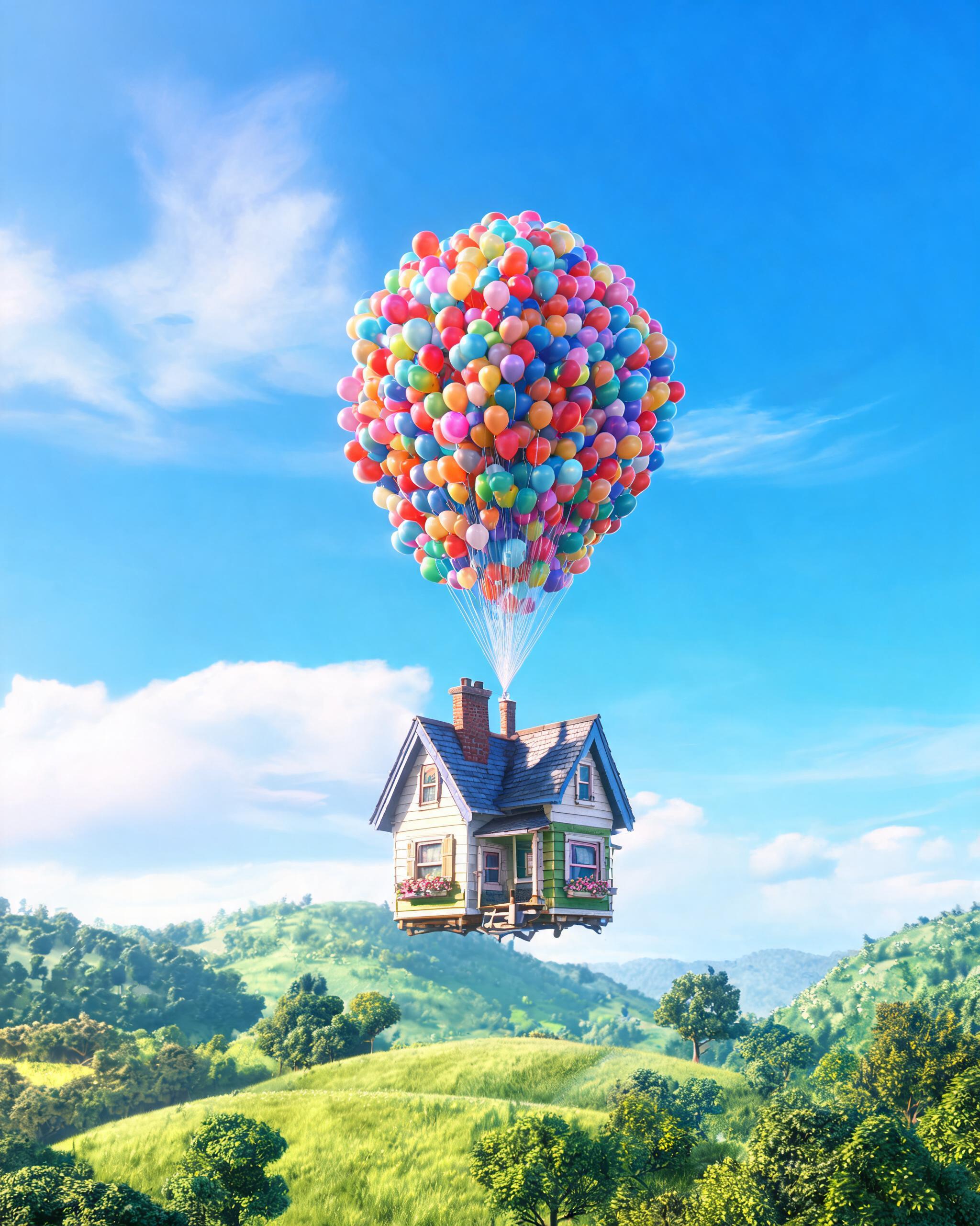 Balloon house