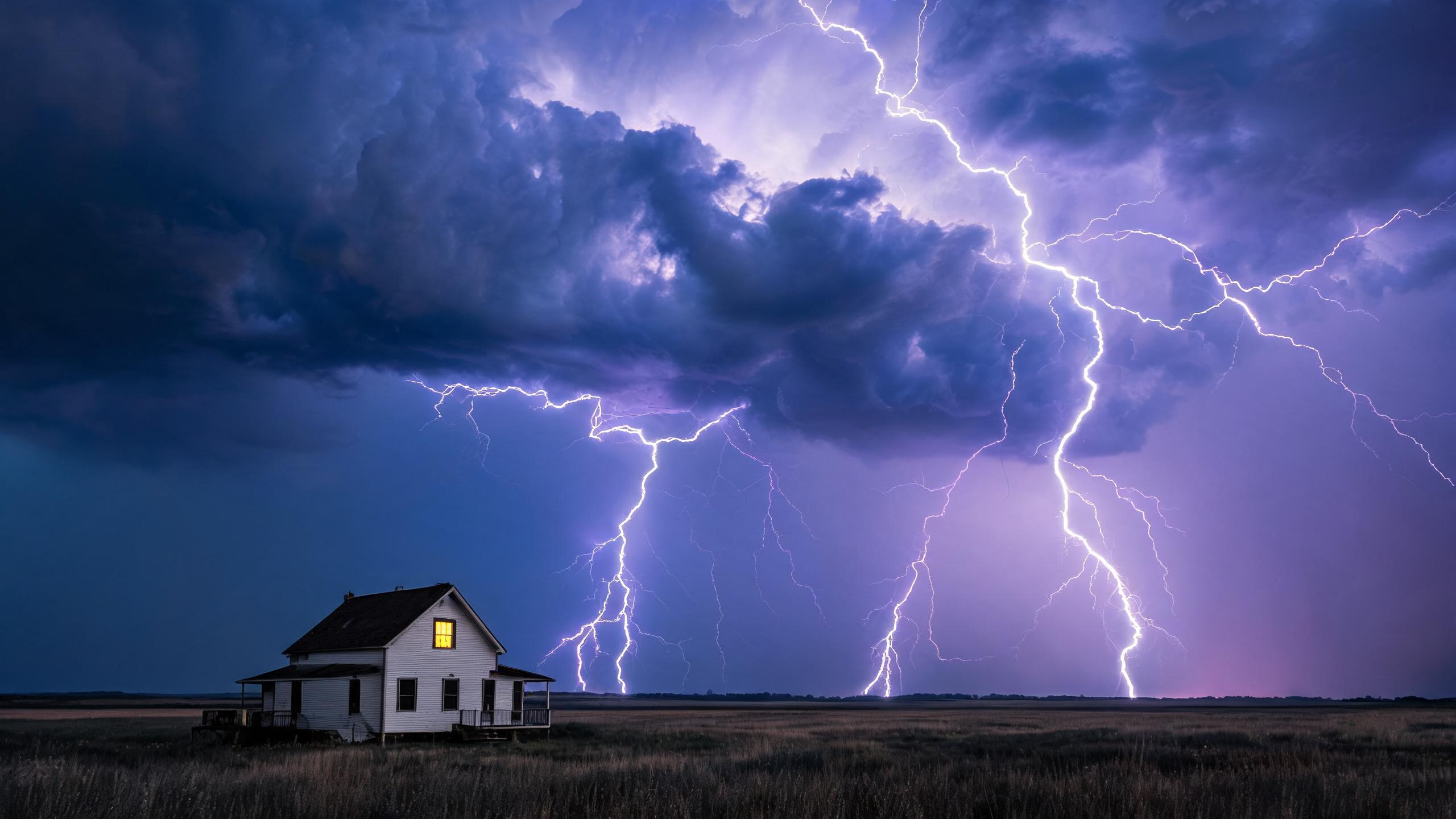 Lightning storm
